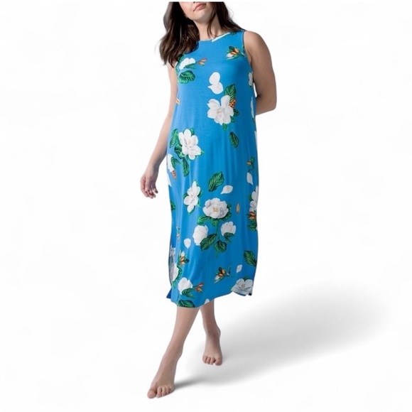 Soma Cool Nights Floral Lounge Dress - Picture 4 of 7